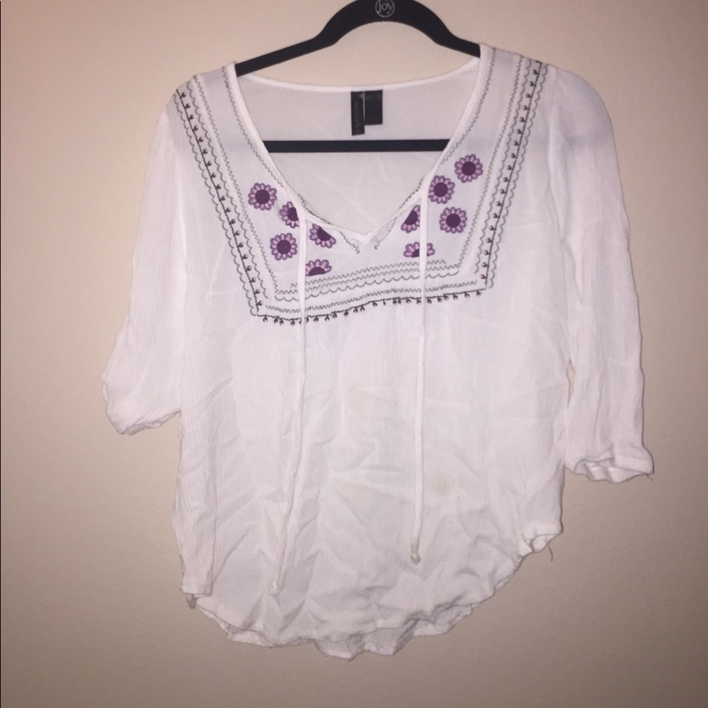 white blouse